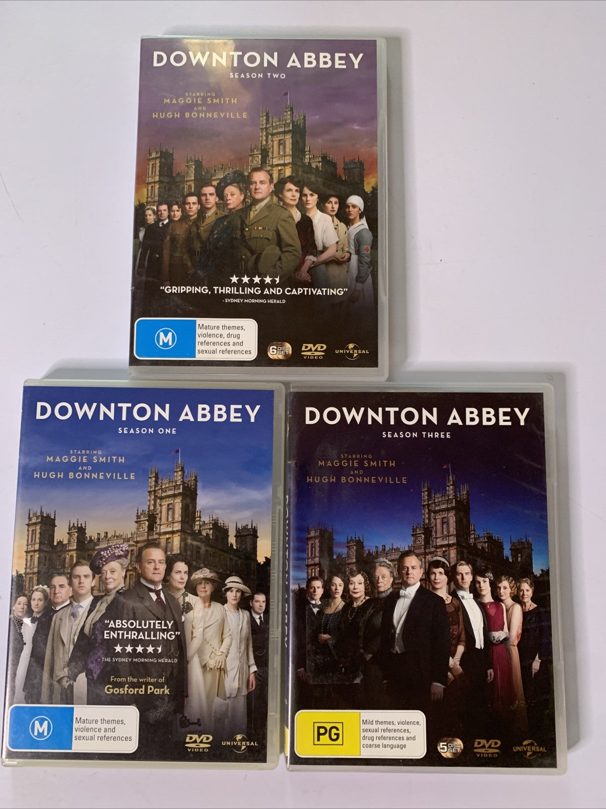 Downton Abbey: Seasons 1, 2, 3 (DVD) Region 4 &2