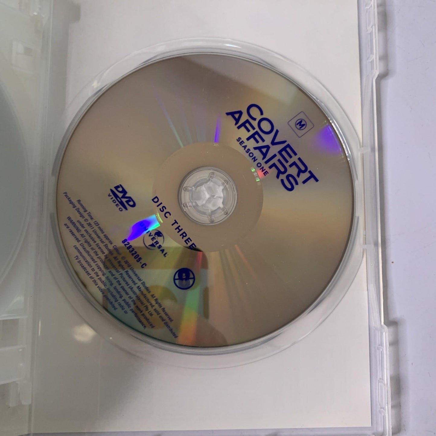 Covert Affairs : Season 1 (DVD, 2010, 3-Discs) Region 4 &2