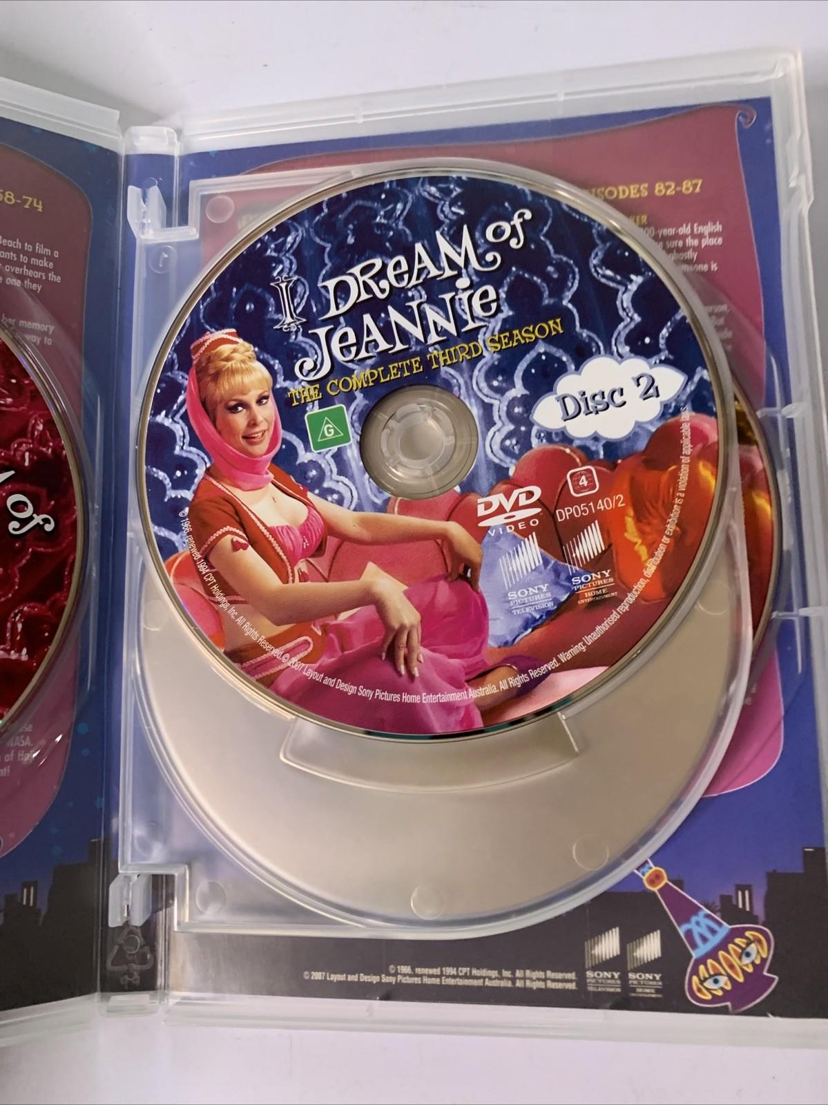 I Dream Of Jeannie : Season 3 (DVD, 1968, 4-Discs) Region 4