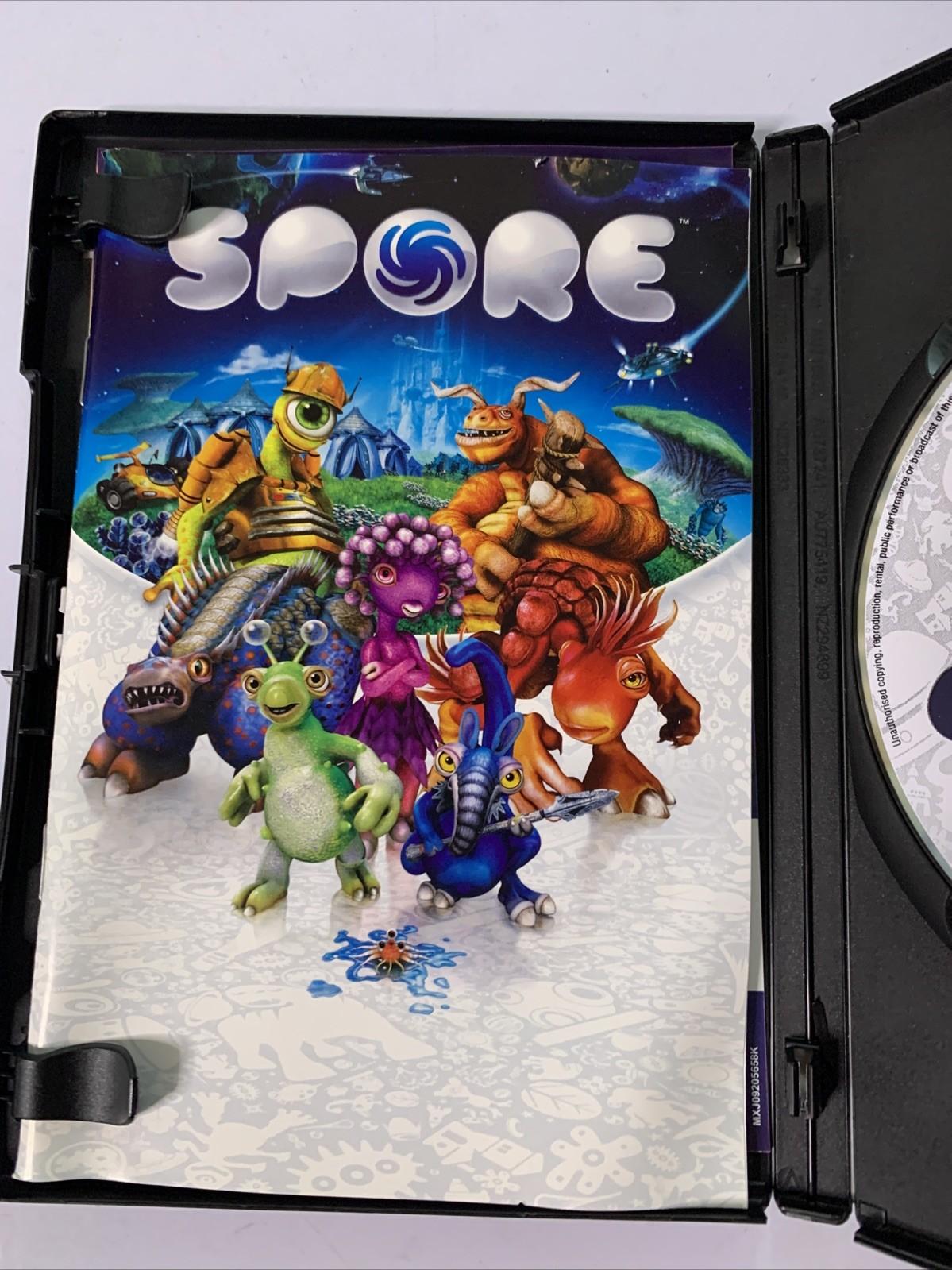 Spore PC DVD Windows Mac 2008 Game Complete