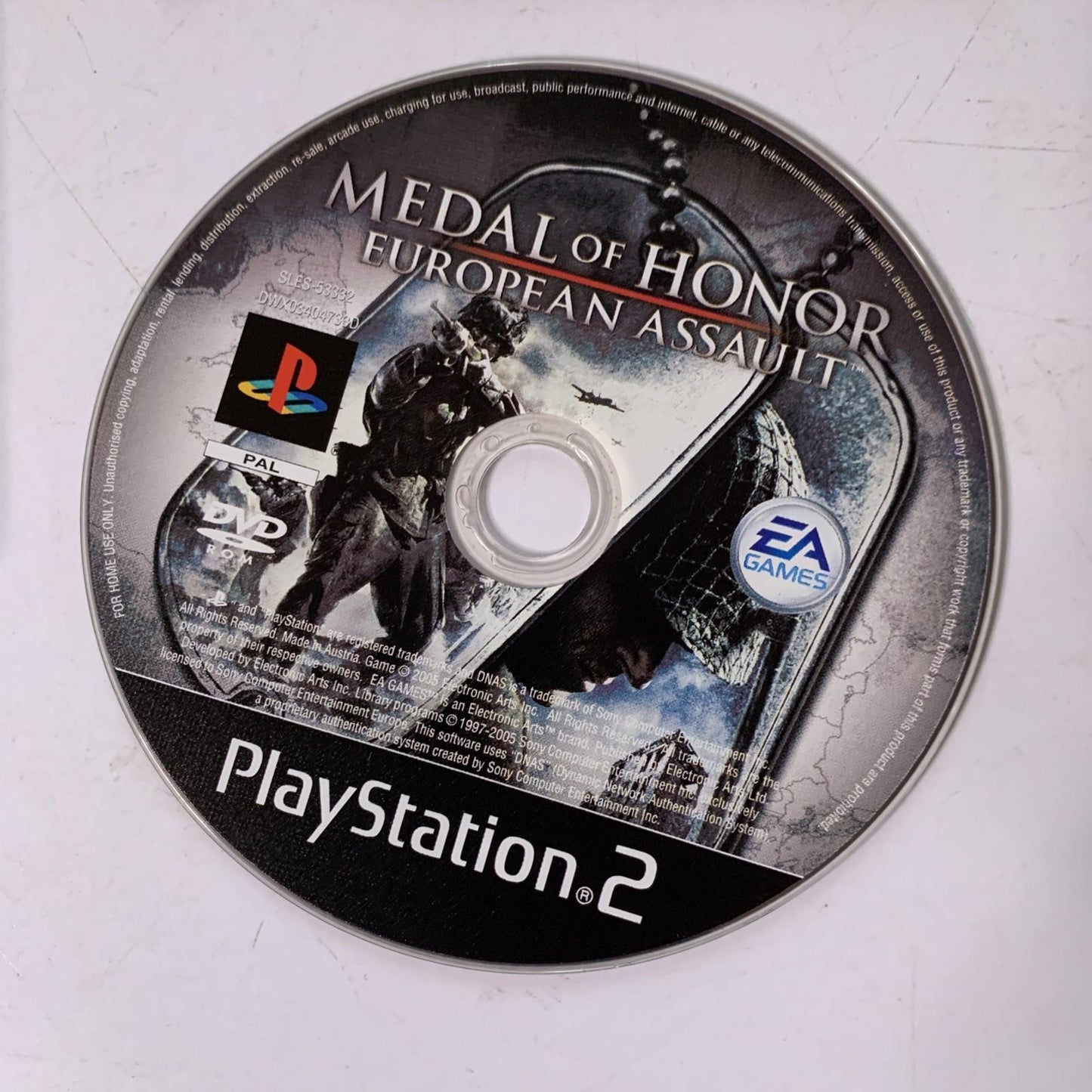 Medal Of Honor : European Assault PS2 Sony PlayStation 2 PAL Game Complete