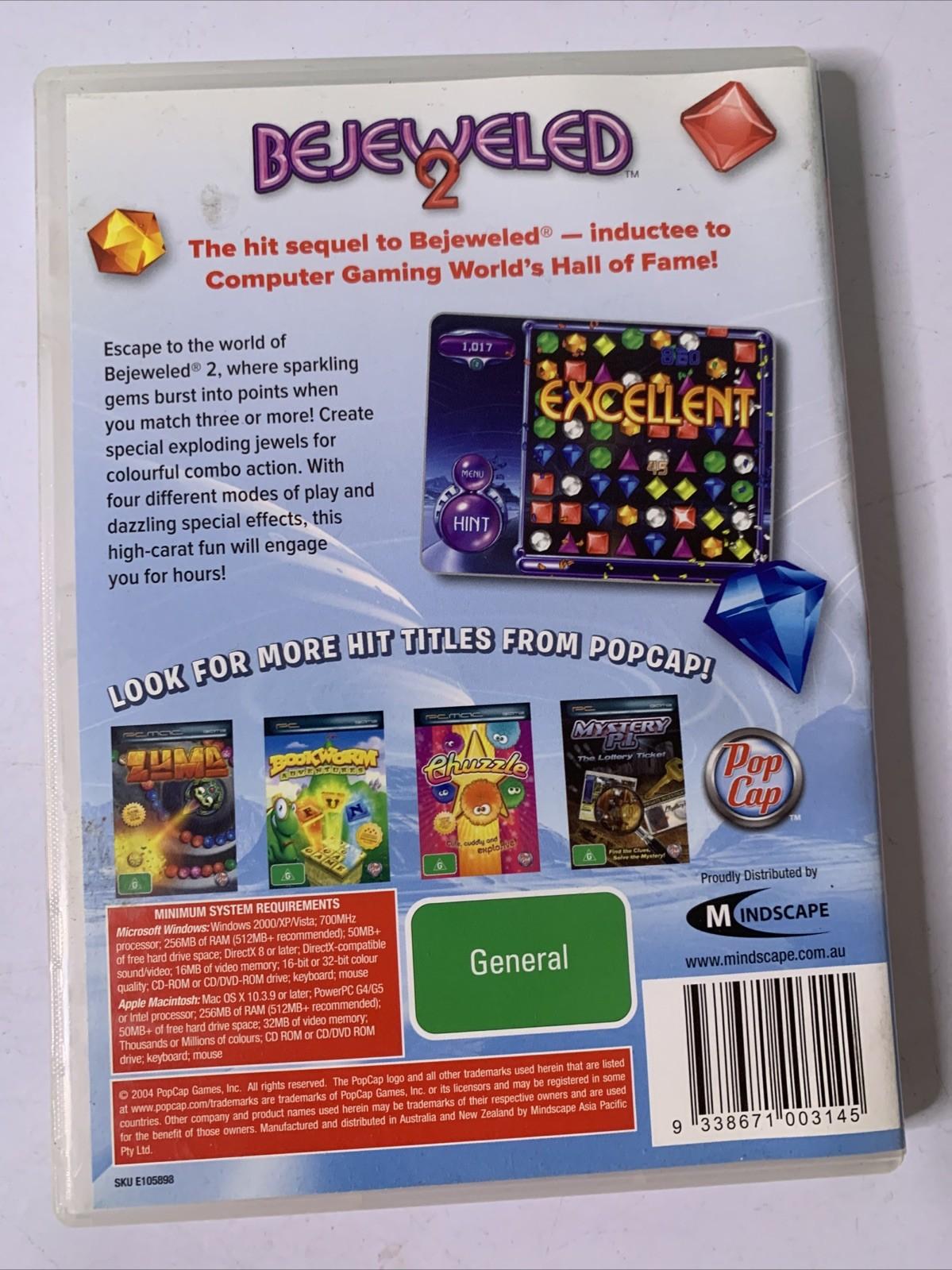 Bejeweled 2 PC Windows MAC 2004 Puzzle Game
