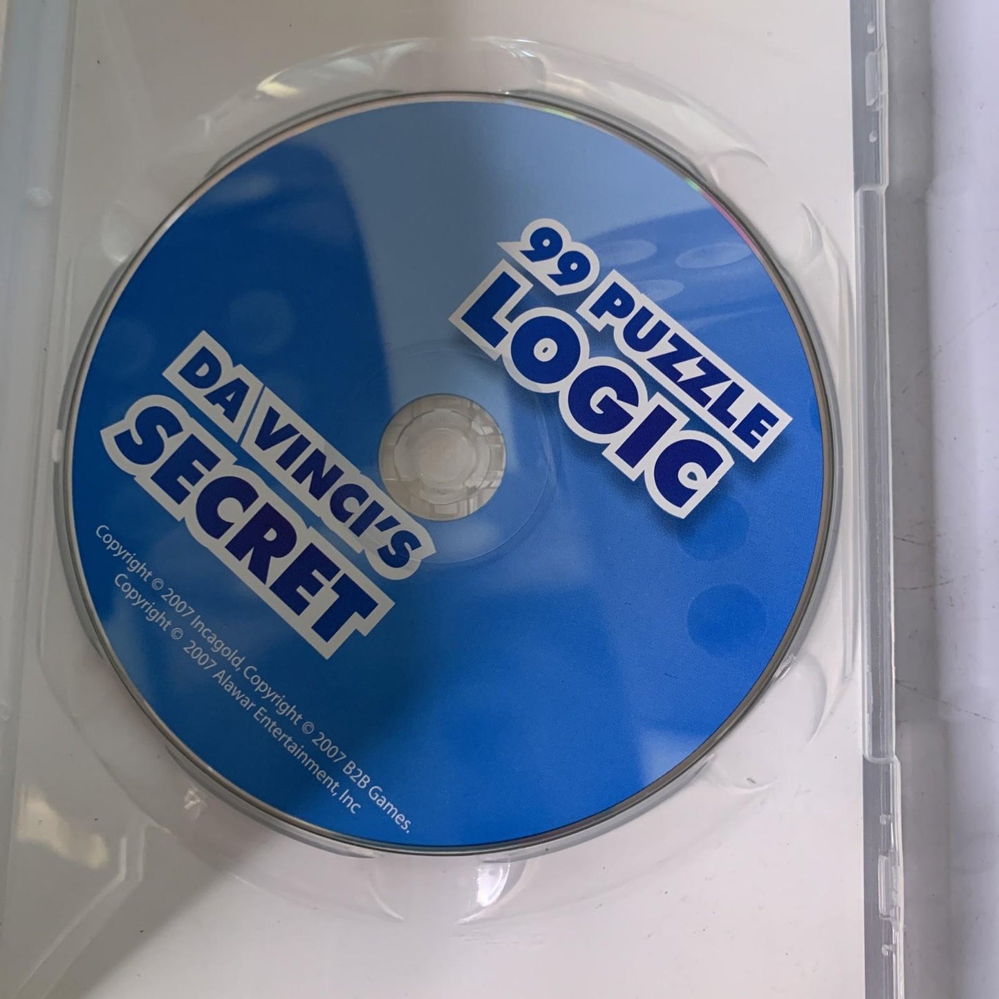 99 Puzzle Logic / Da Vinci's Secret PC CD-ROM Windows Game