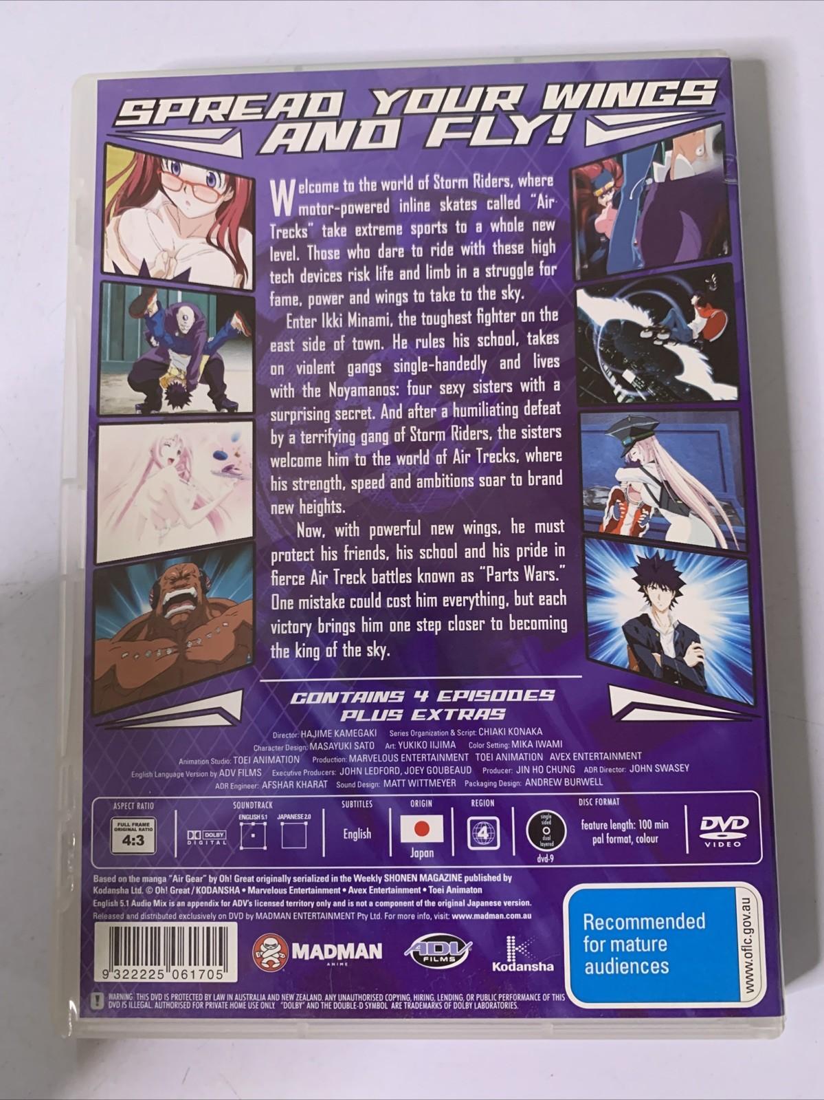 Air Gear: East Side Showdown Vol 1 (DVD, 2006) Anime Region 4