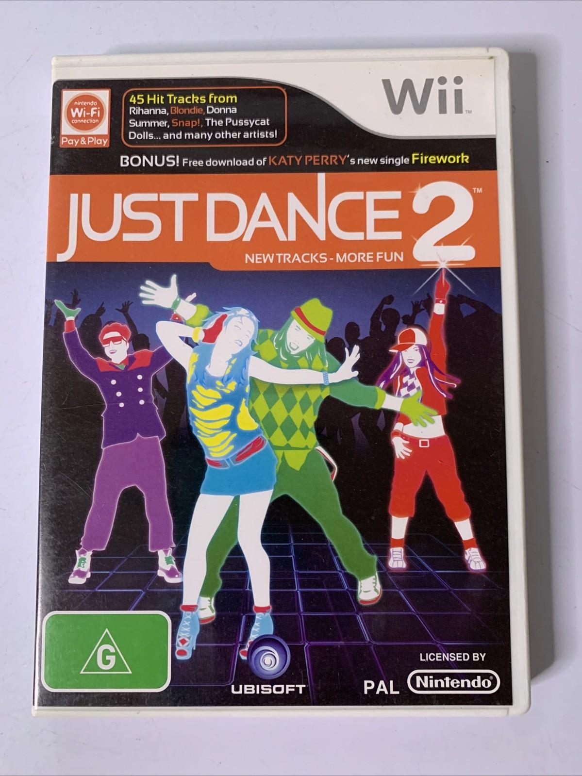 Just Dance 1 & 2 Nintendo Wii PAL Music Dancing Game Complete