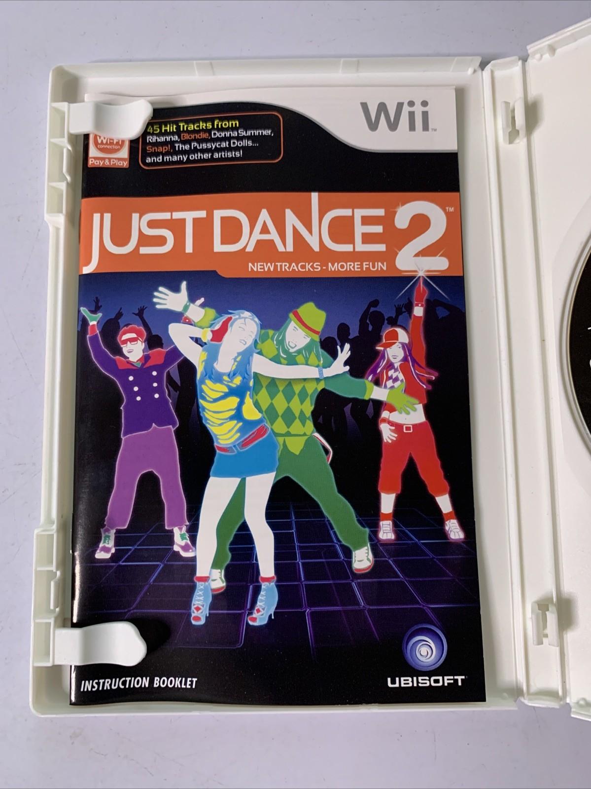 Just Dance 1 & 2 Nintendo Wii PAL Music Dancing Game Complete