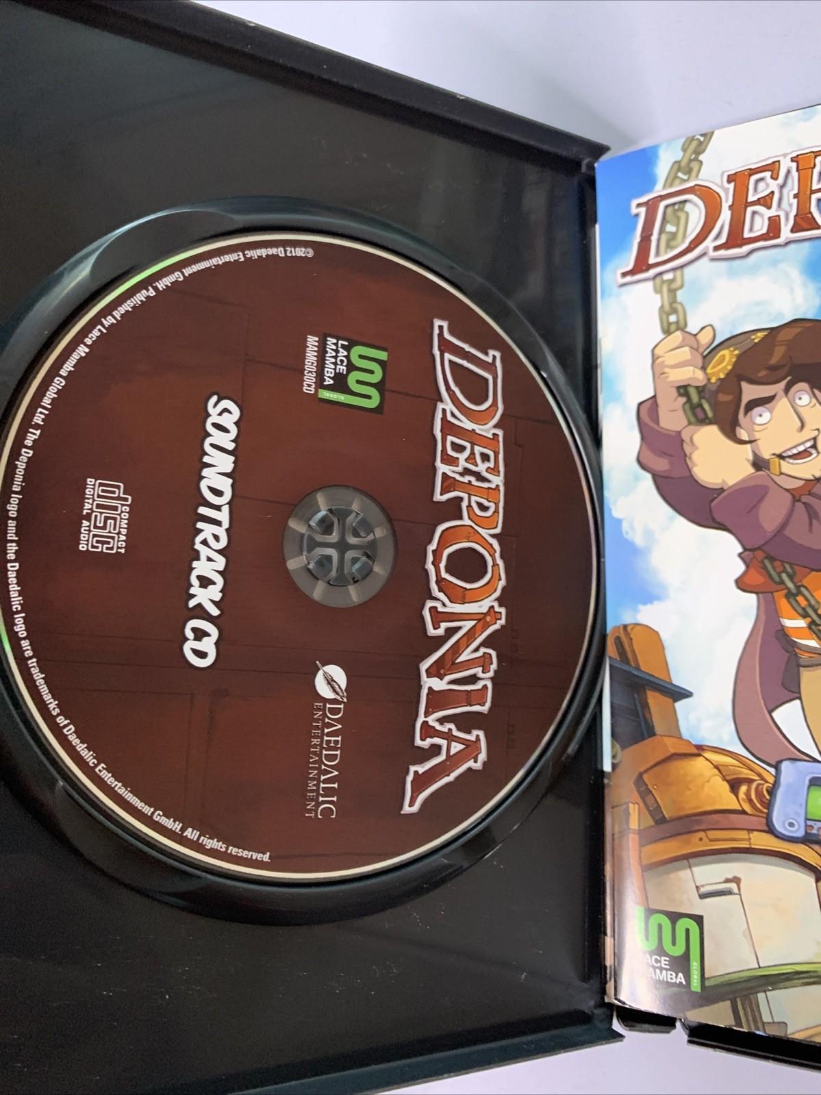 Deponia Limited Edition With Soundtrack PC Windows Game Complete
