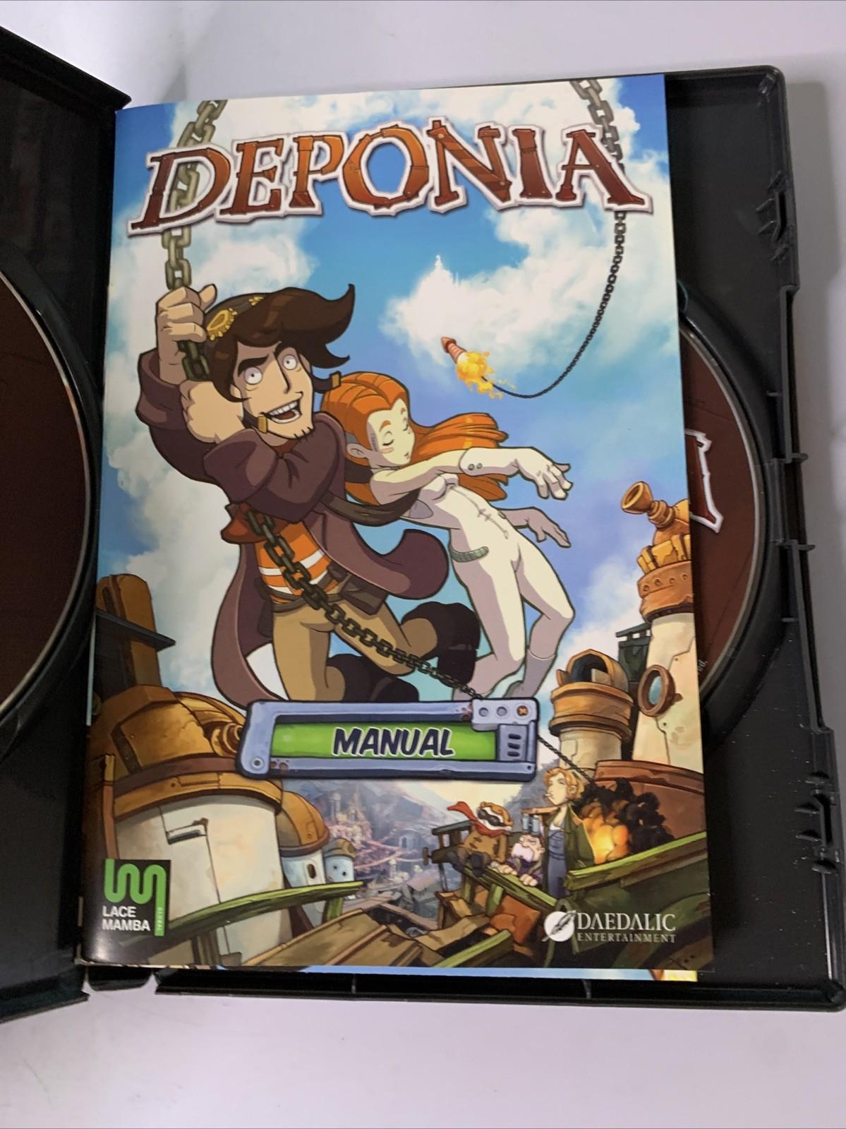Deponia Limited Edition With Soundtrack PC Windows Game Complete