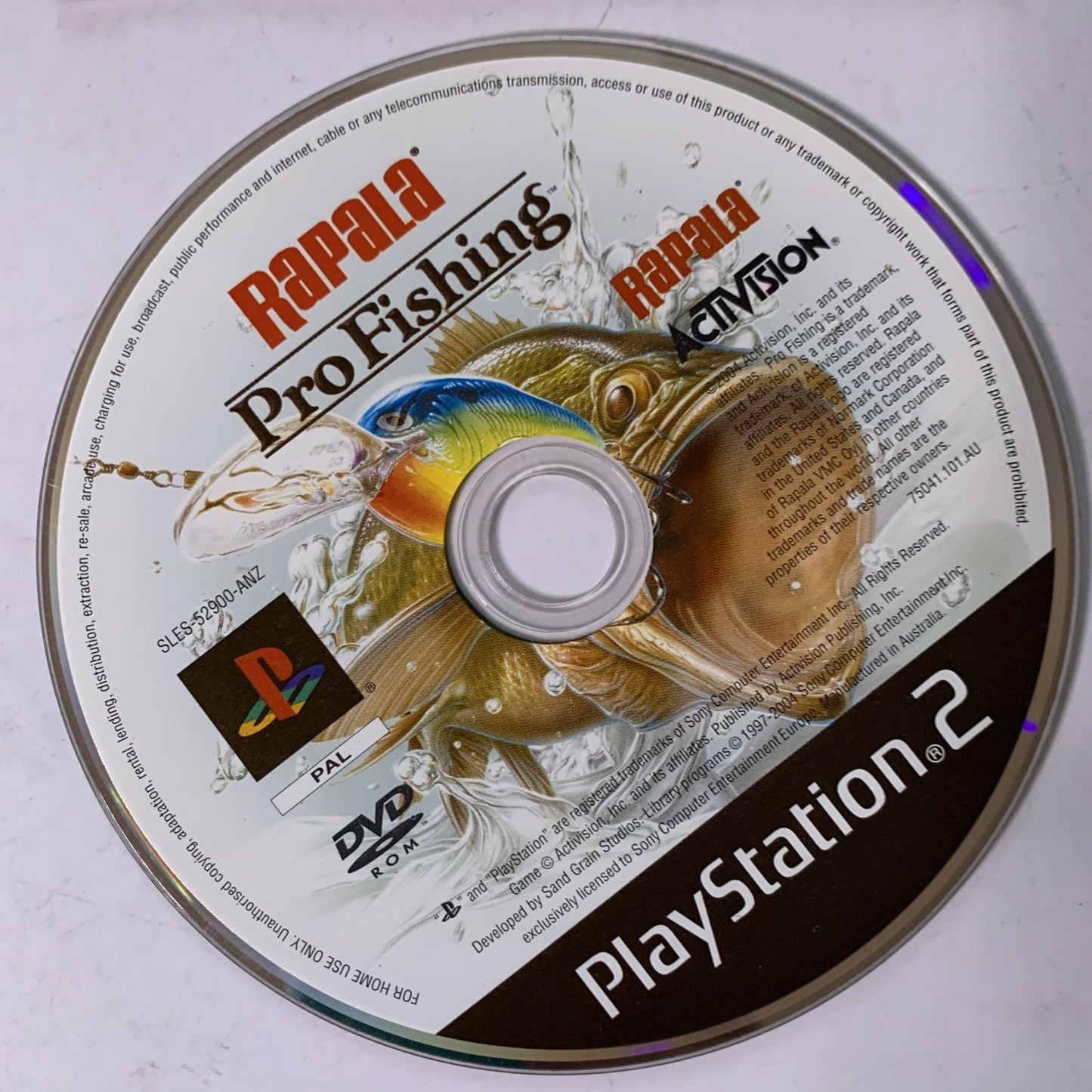 Rapala Pro Fishing PS2 Sony Playstation 2 PAL 2004 Game Complete