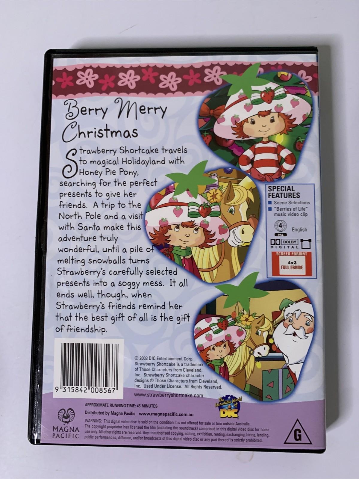 Strawberry Shortcake: Berry Merry Christmas (DVD, 2002) region 4