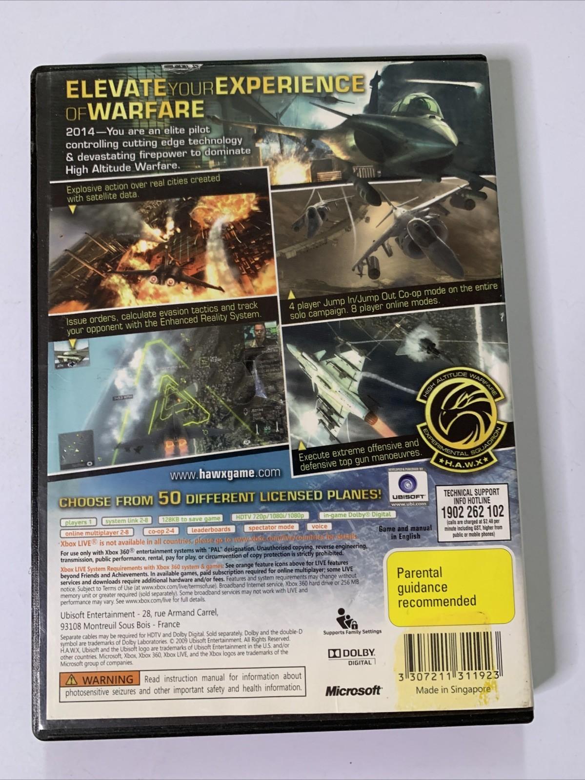 Tom Clancy‘s HAWX Microsoft Xbox 360 PAL 2009 Game