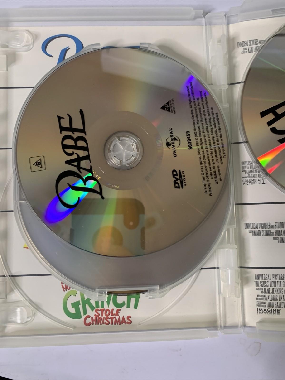 Babe / Casper / Peter Pan / Thunderbirds / The Grinch Stole Christmas DVD