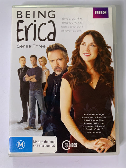 Being Erica : Series 3 (DVD, 2010, 3-Discs) BBC Comedy Region 4