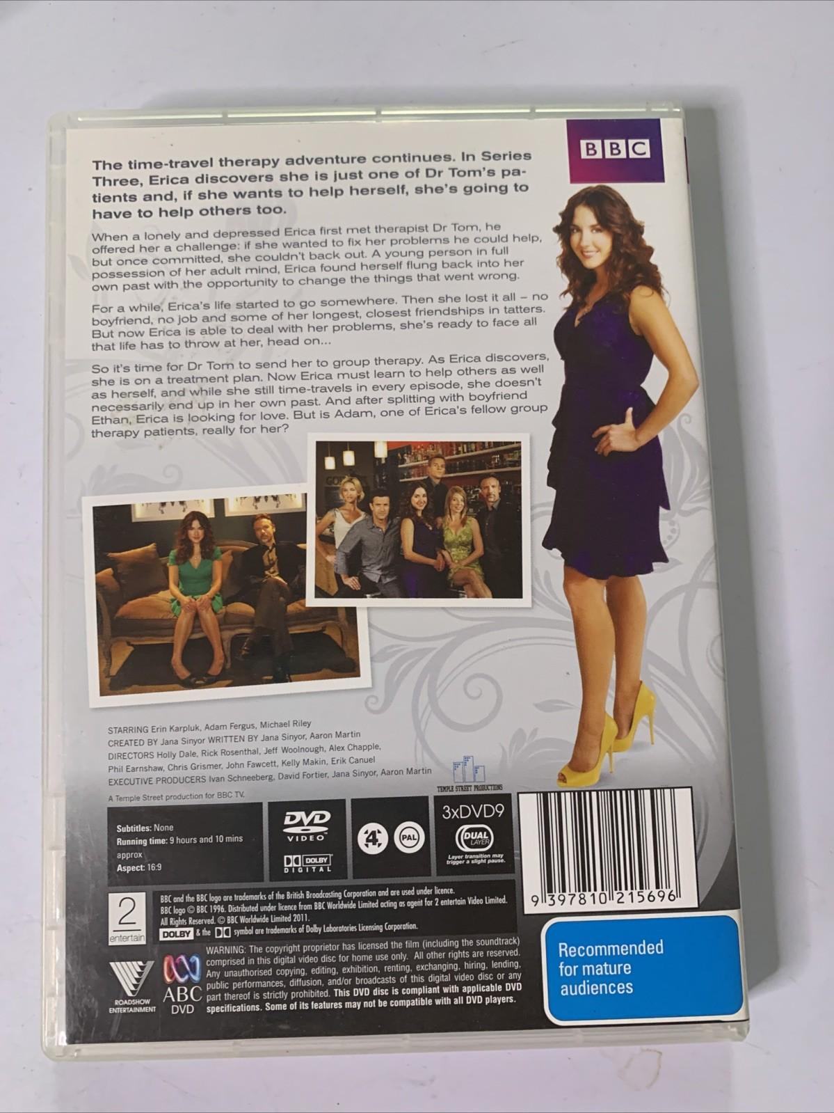 Being Erica : Series 3 (DVD, 2010, 3-Discs) BBC Comedy Region 4