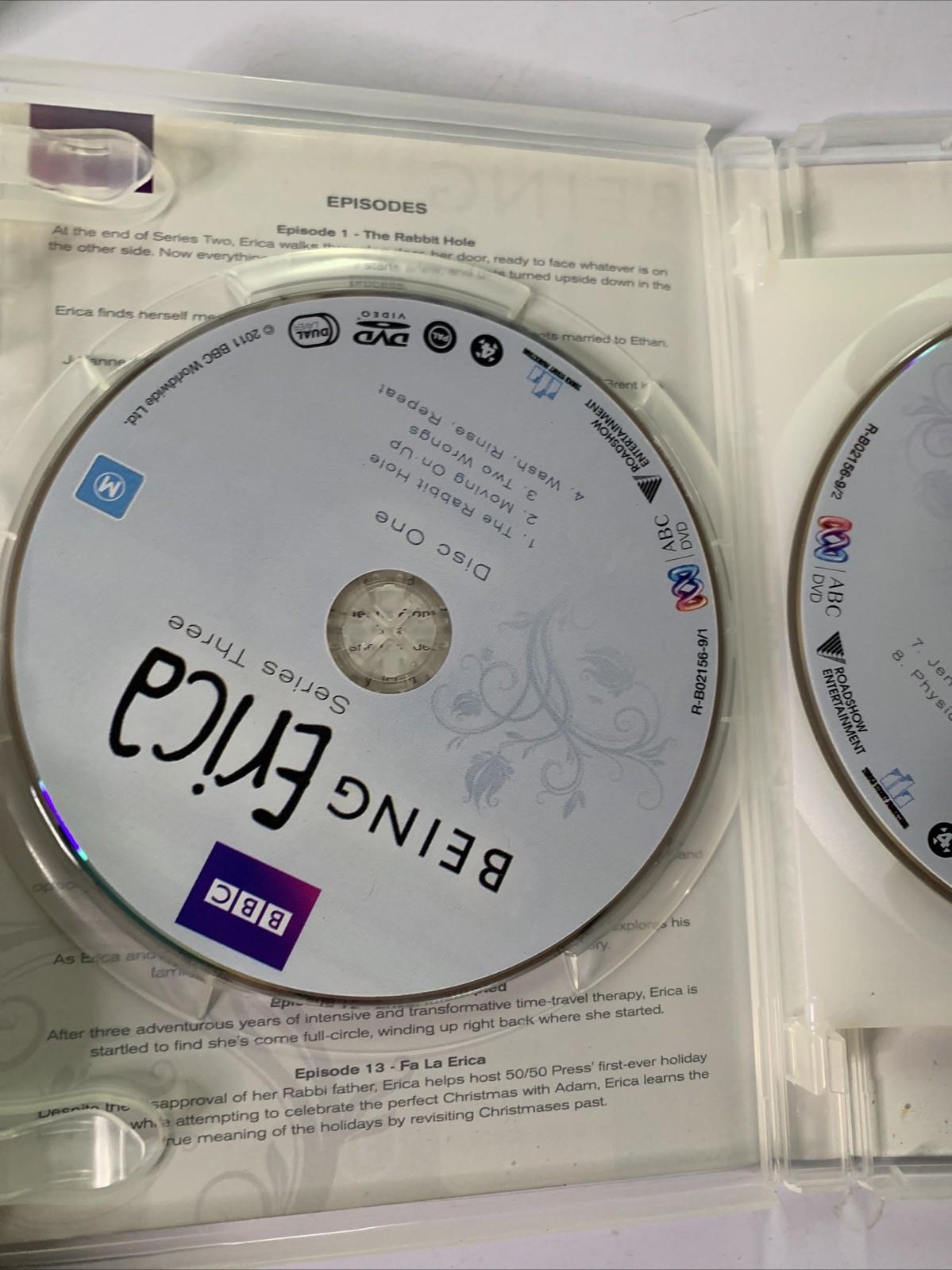 Being Erica : Series 3 (DVD, 2010, 3-Discs) BBC Comedy Region 4