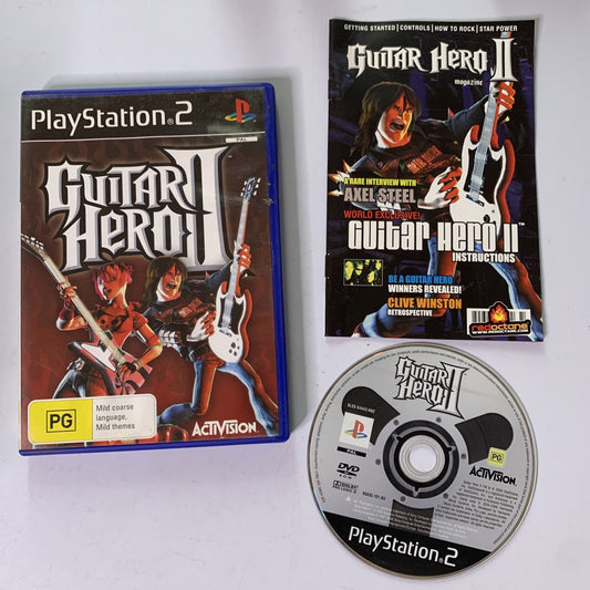 Guitar Hero II PS2 PlayStation 2 PAL Music Complete