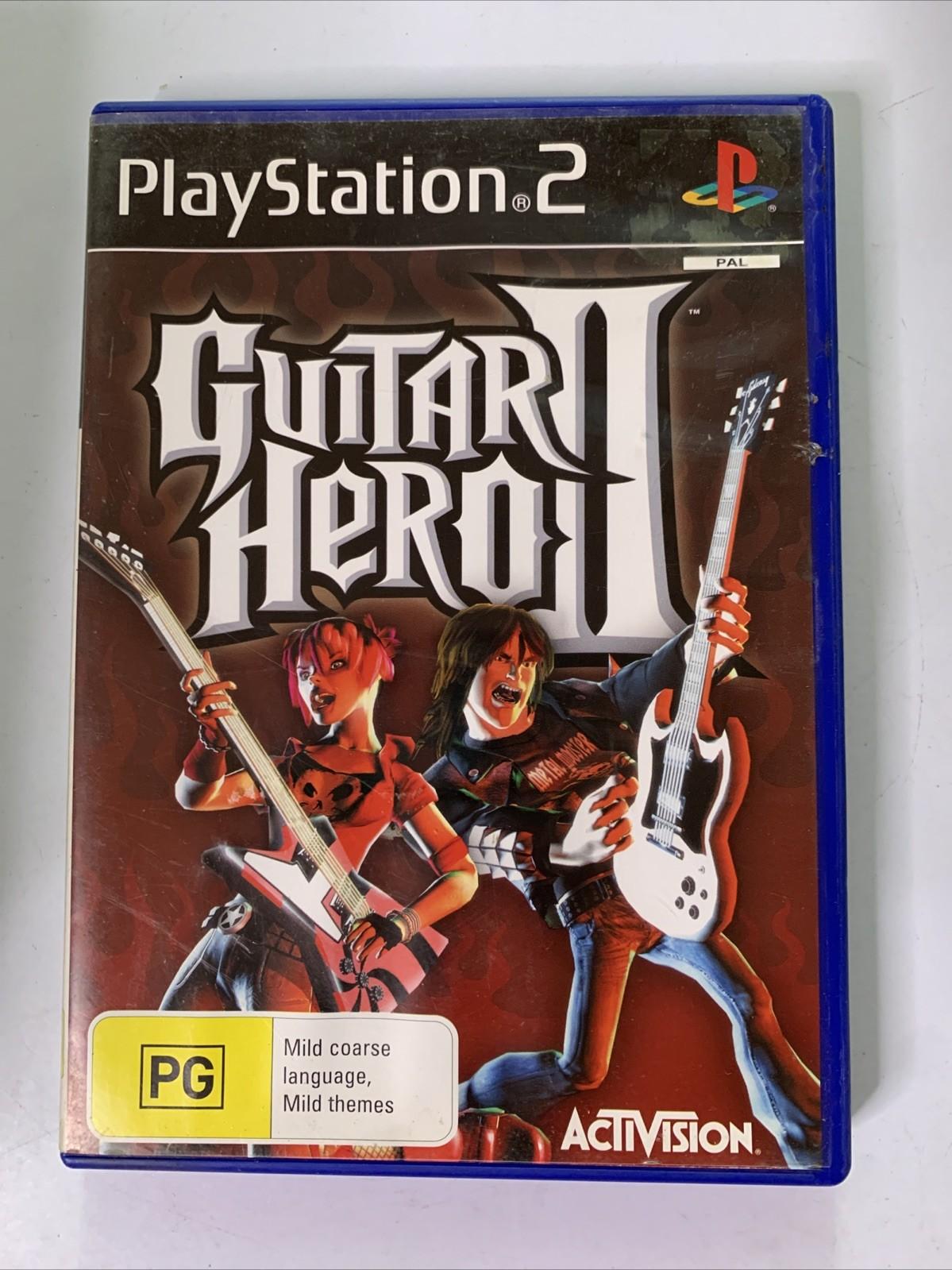 Guitar Hero II PS2 PlayStation 2 PAL Music Complete