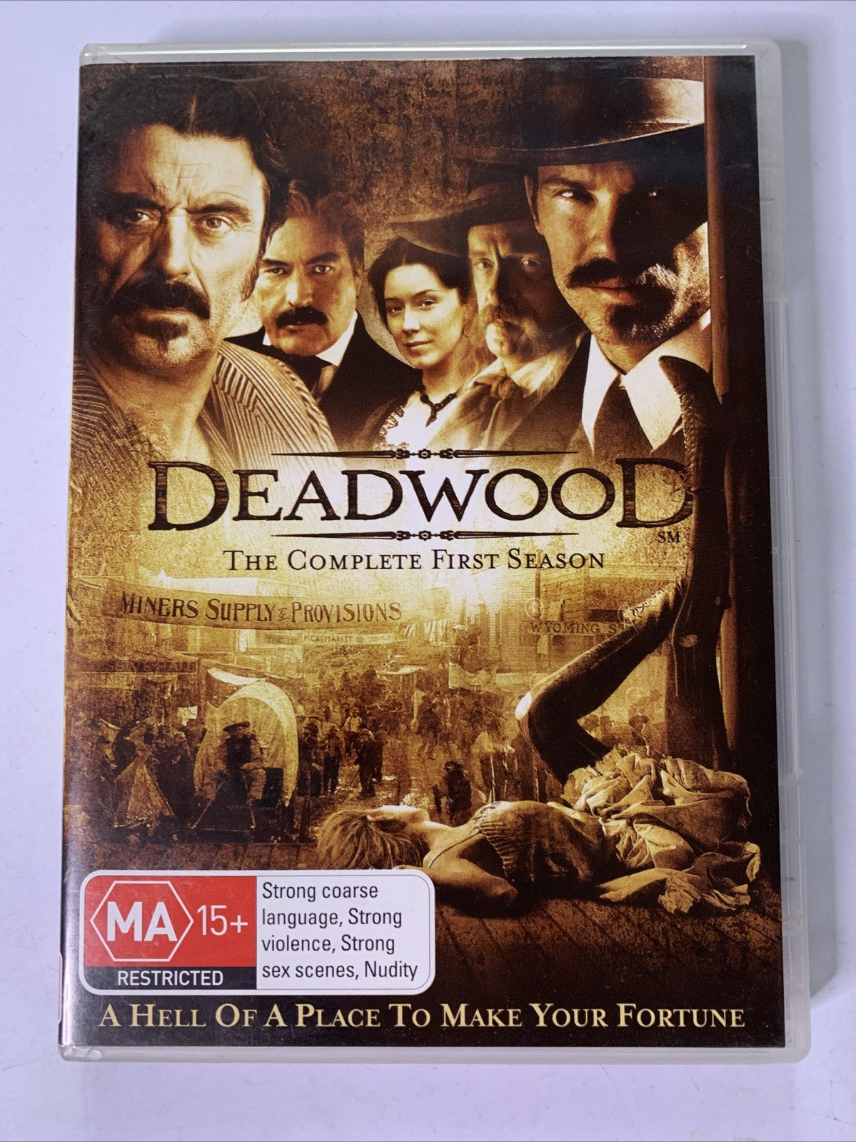 Deadwood : The Complete Season 1 (DVD, 2004, 4-Discs)  Region 4