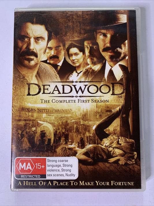 Deadwood : The Complete Season 1 (DVD, 2004, 4-Discs)  Region 4