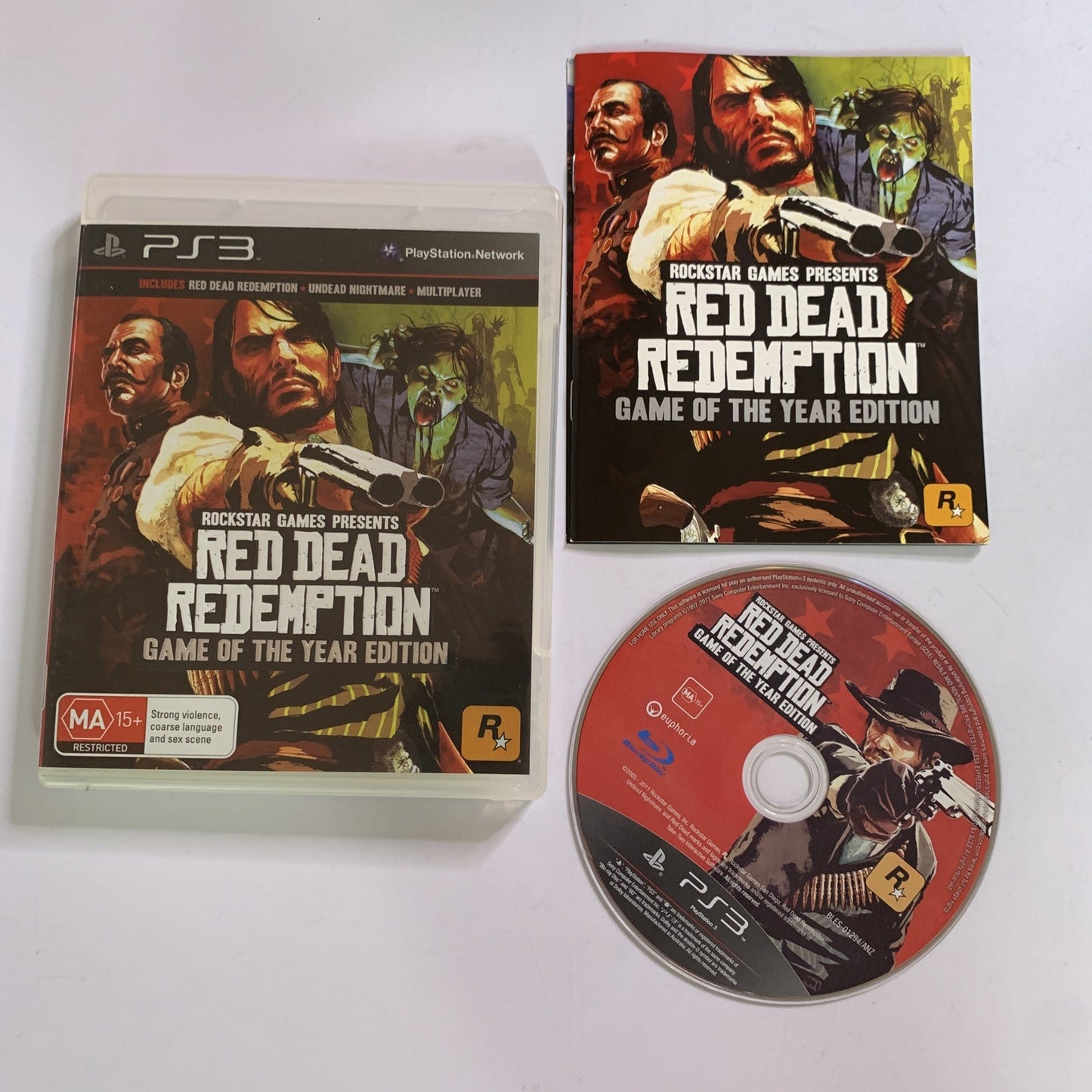 Red Dead Redemption Game Of The Year Edition PS3 PlayStation 3 Rockstar Game