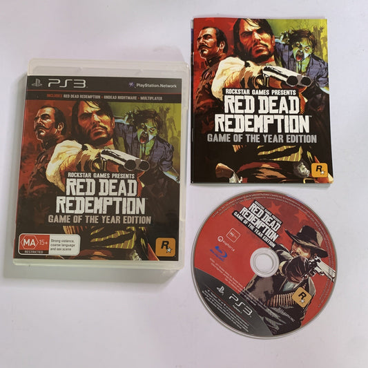 Red Dead Redemption Game Of The Year Edition PS3 PlayStation 3 Rockstar Game