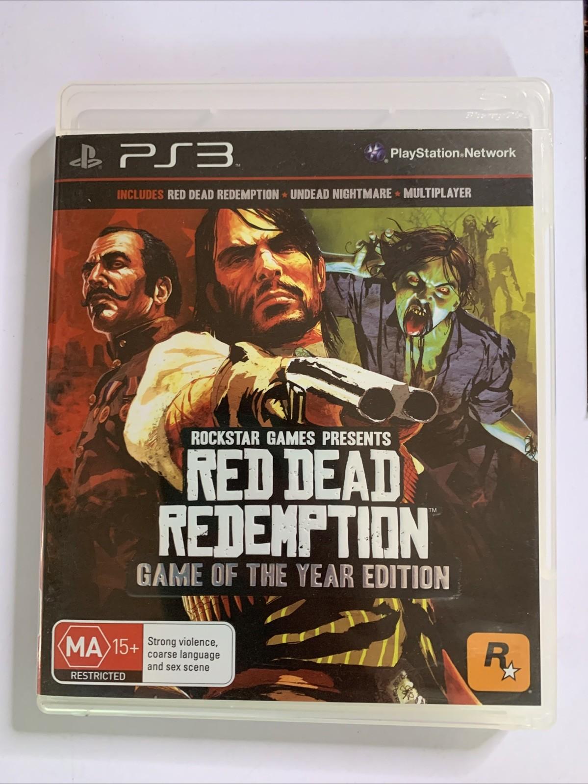 Red Dead Redemption Game Of The Year Edition PS3 PlayStation 3 Rockstar Game