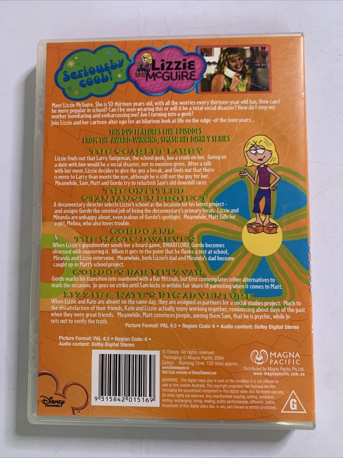 Lizzie Mcguire: Lizzie And Kate's Big Adventure (DVD, 2002) Disney Region 4