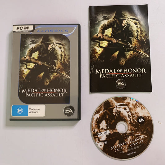 Medal Of Honor: Pacific Assault  PC DVD Windows Game Complete