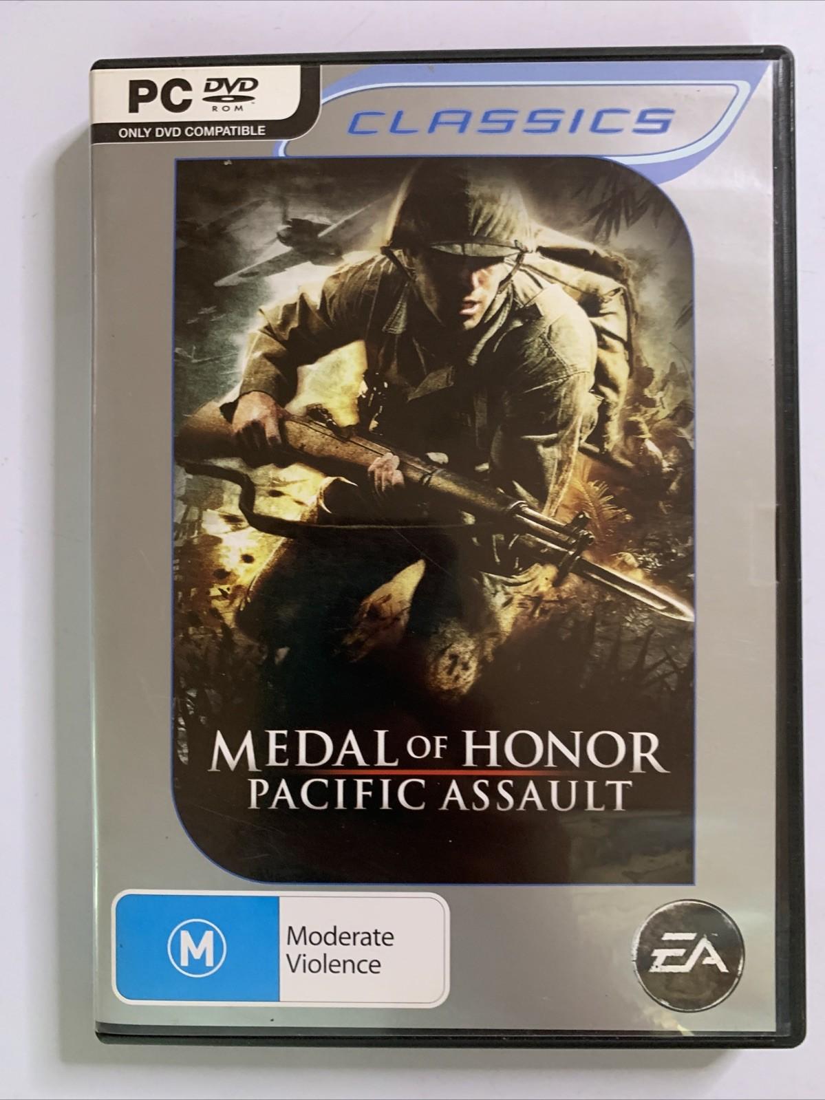 Medal Of Honor: Pacific Assault  PC DVD Windows Game Complete