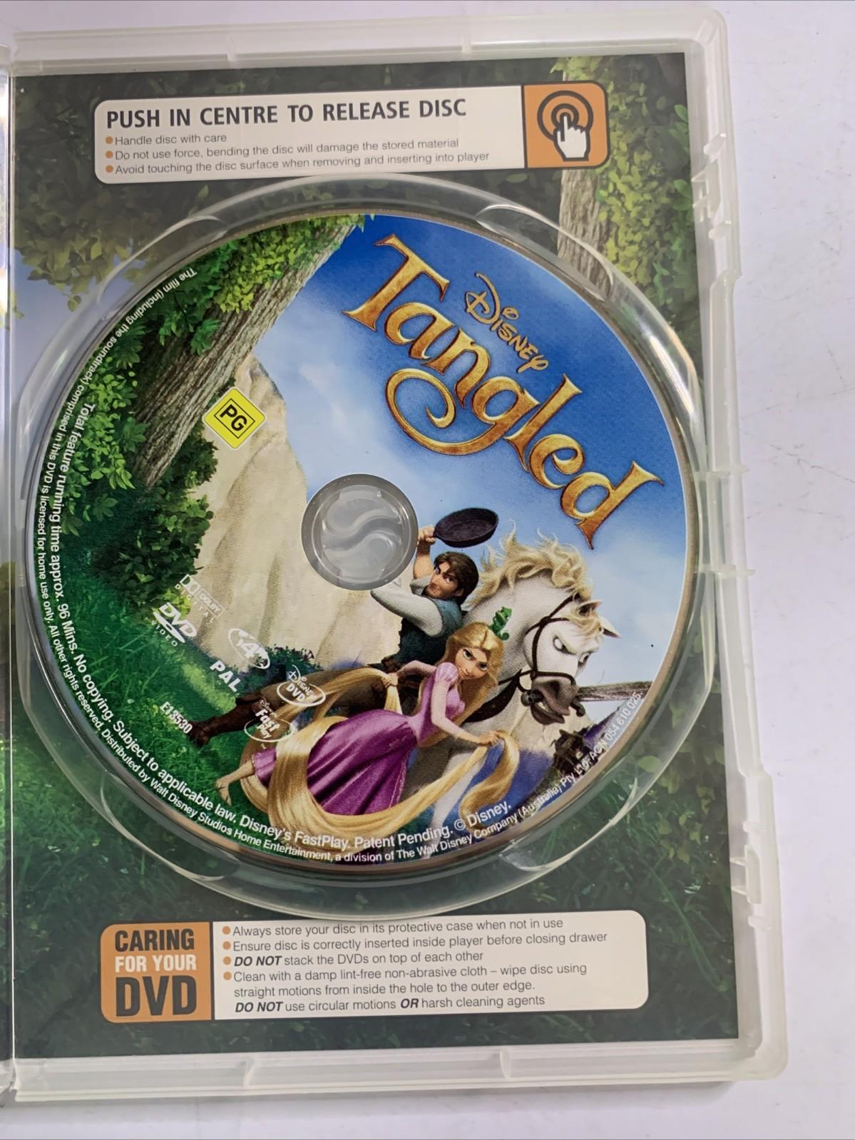 Tangled (DVD, 2010) Animation Film Disney Region 4
