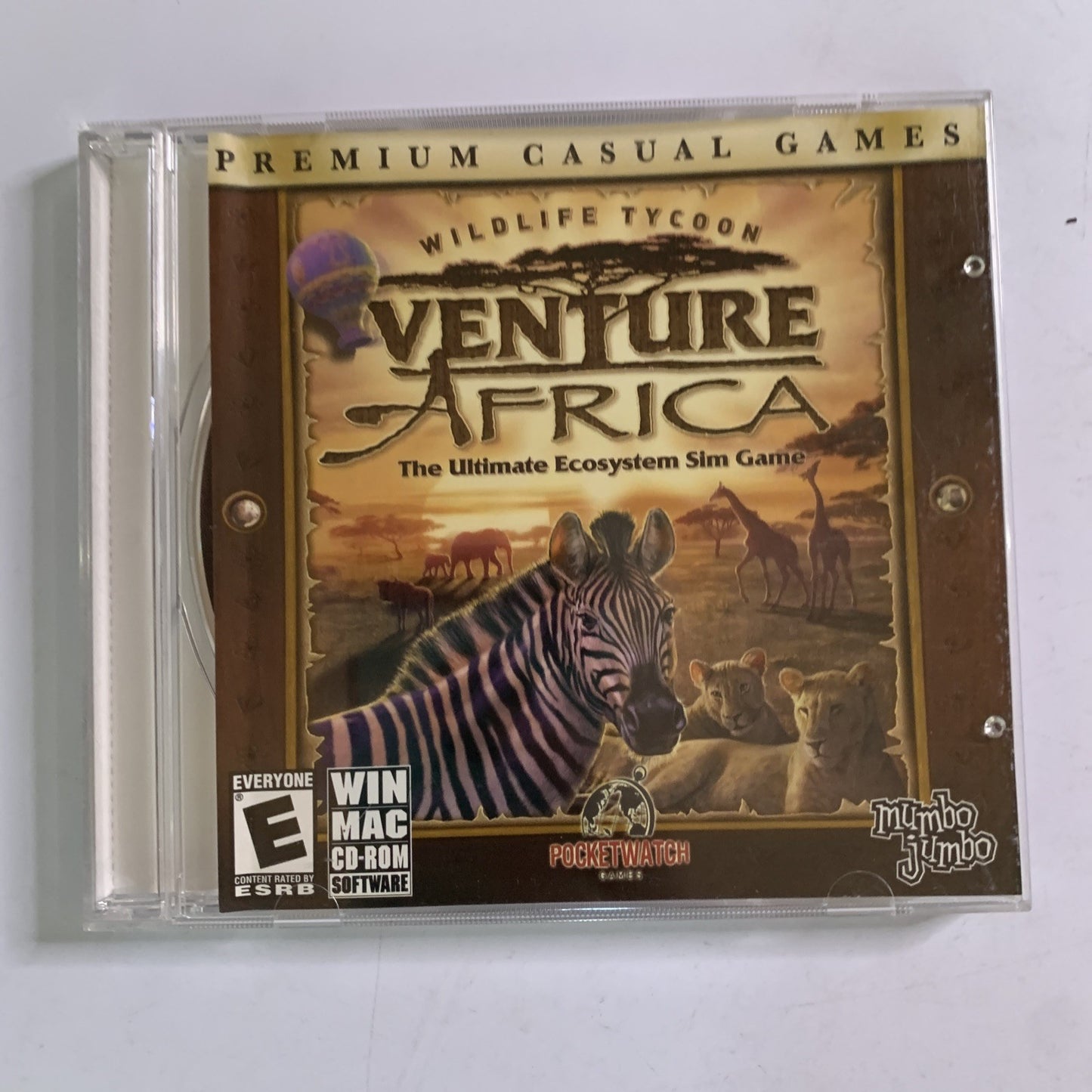 Wildlife Tycoon Venture Africa PC CD-ROM Windows MAC Simulation Game