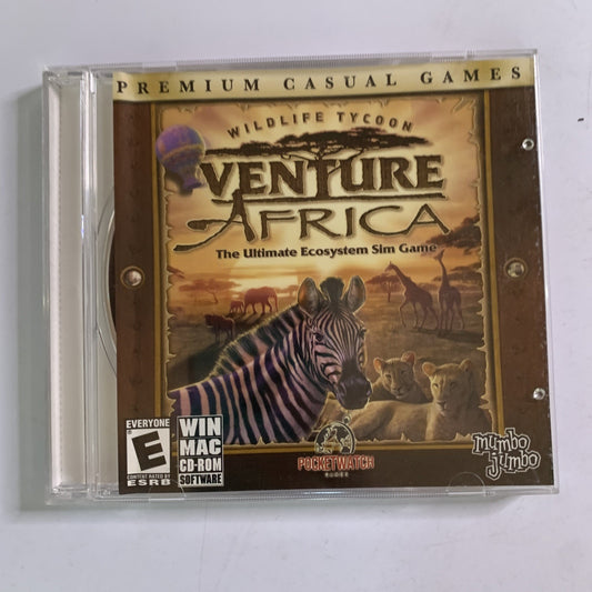 Wildlife Tycoon Venture Africa PC CD-ROM Windows MAC Simulation Game