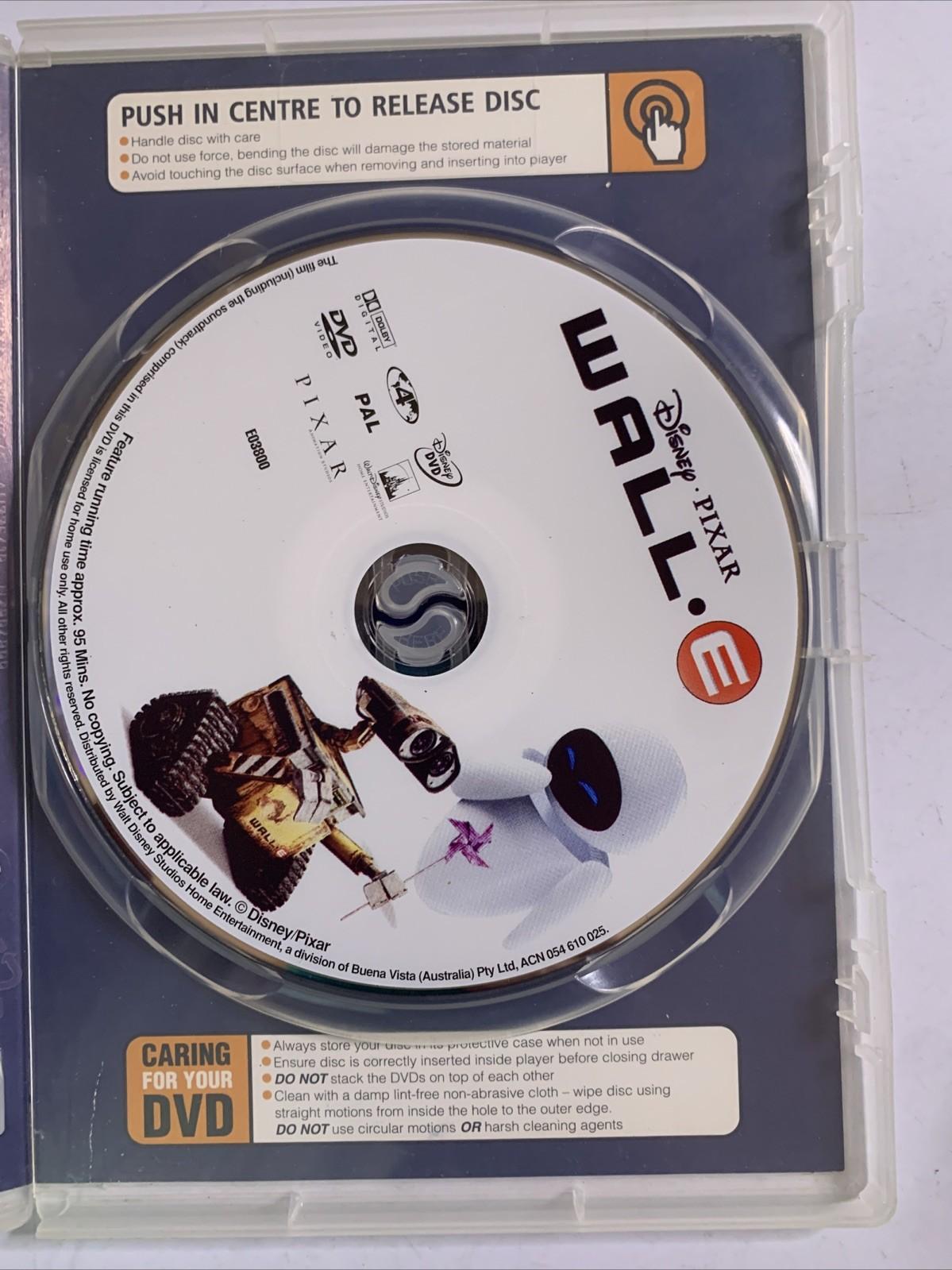 Wall-E  (DVD, 2008) Disney Pixar Film  Region 4