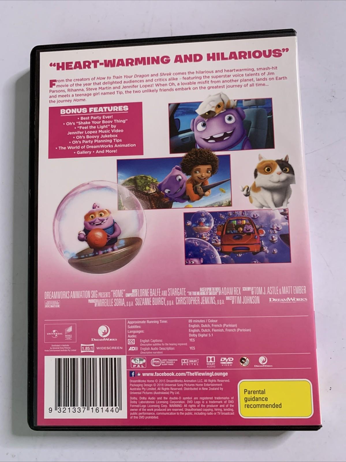 Home (DVD, 2014) Dreamworks Animation Region 4