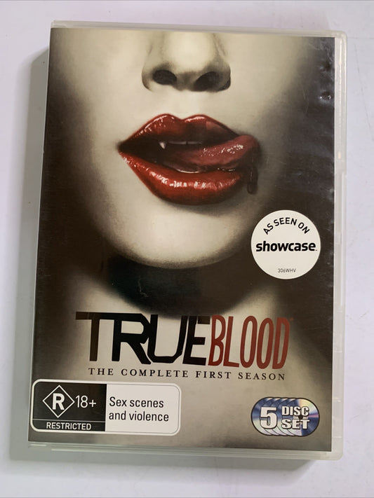 True Blood : Season 1 (DVD, 2008, 5-Discs) Region 4
