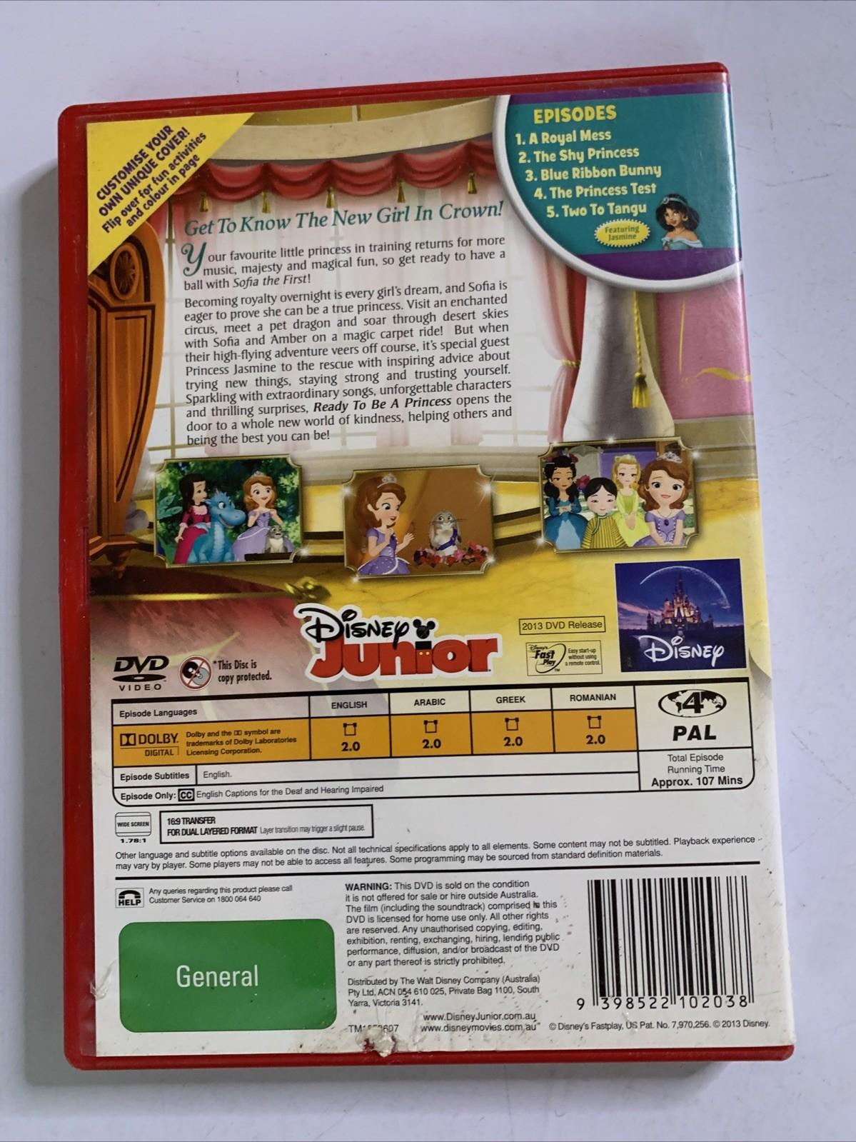 Sofia The First: Ready To Be A Princess (DVD, 2013) Disney Region 4