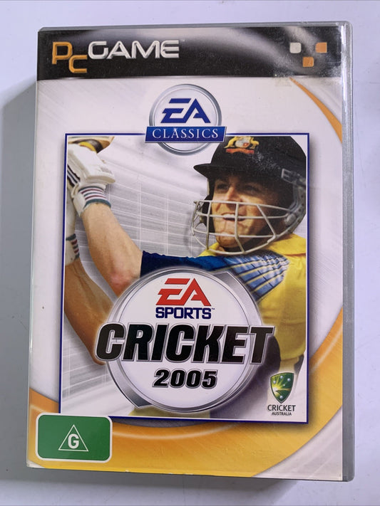 Cricket 2005 PC CD-ROM Windows EA Sports Game