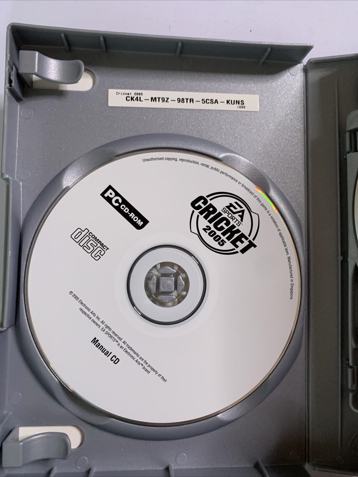 Cricket 2005 PC CD-ROM Windows EA Sports Game