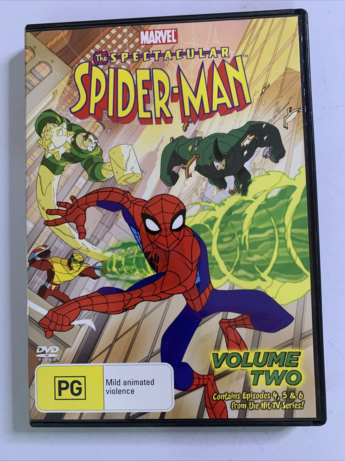 The Spectacular Spiderman : Vol 2 (DVD, 2008) Animation Region 4