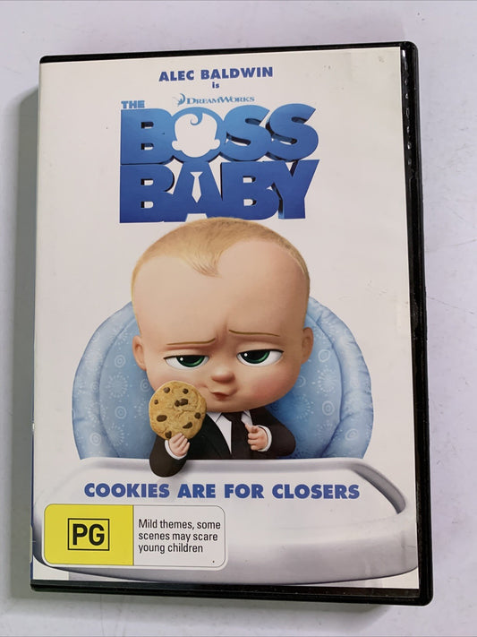 The Boss Baby (DVD, 2017) Alec Baldwin Dreamworks Animation Region 4