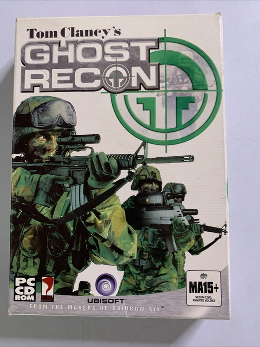 Tom Clancy's Ghost Recon PC CD-ROM Big Box Game