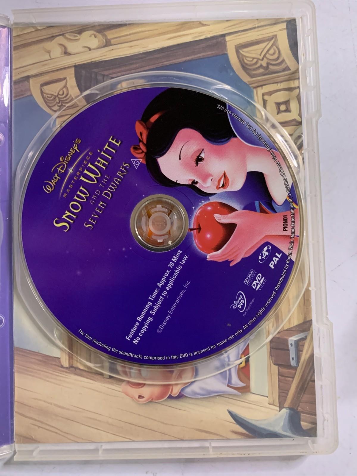 Snow White And The Seven Dwarfs (DVD, 1937) Disney Film Region 4