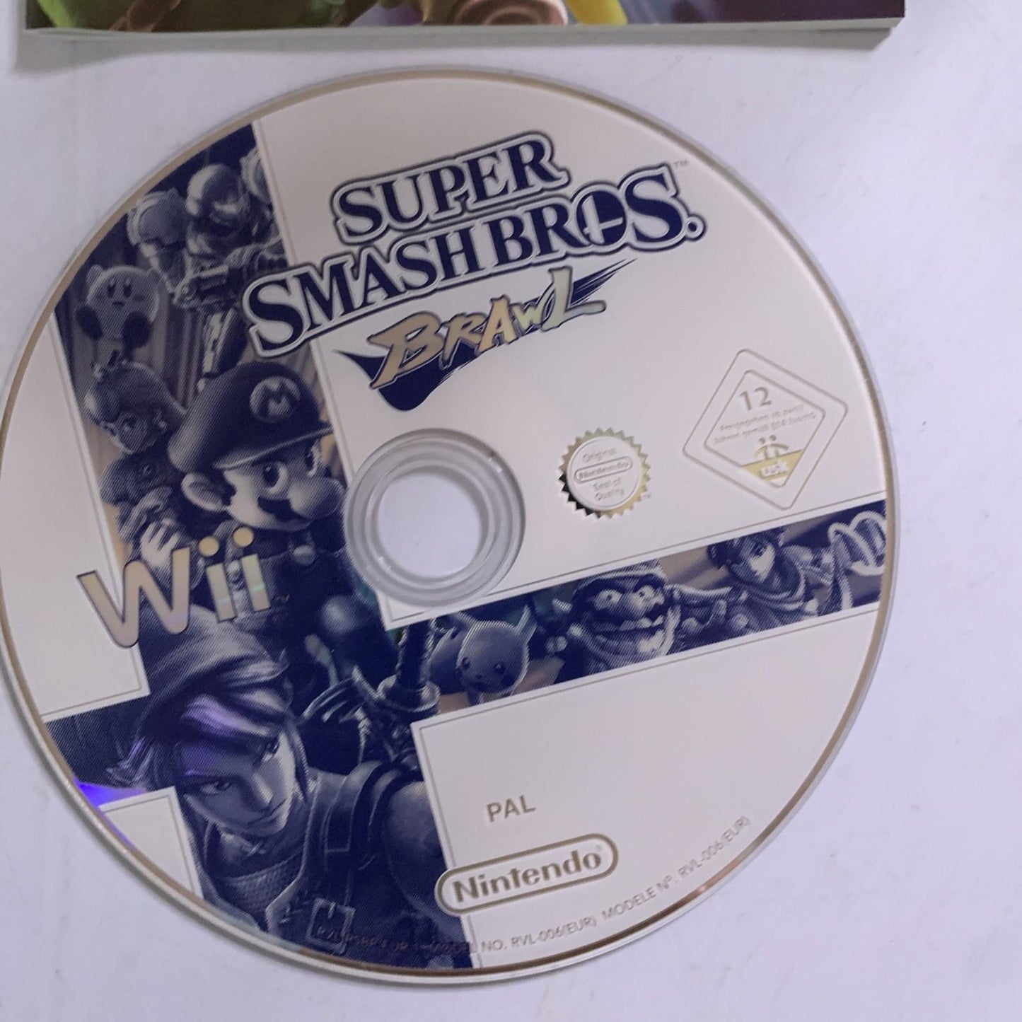 Super Smash Brothers Bros. Brawl Nintendo Wii PAL Game Complete