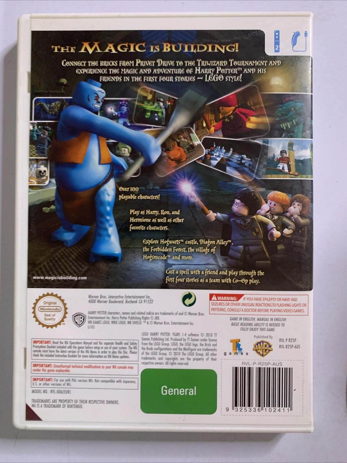 LEGO Harry Potter: Years 1-4 Nintendo Wii PAL Game Complete