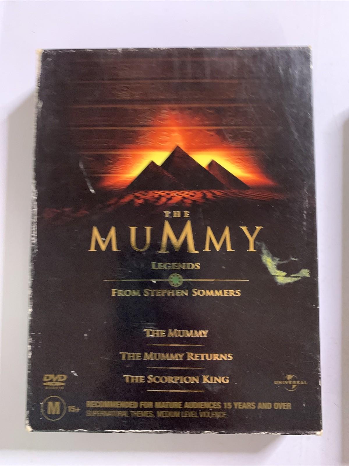 The Mummy Ultimate Collector's Boxset (DVD, 1999) Brendan Fraser Region 4 &2