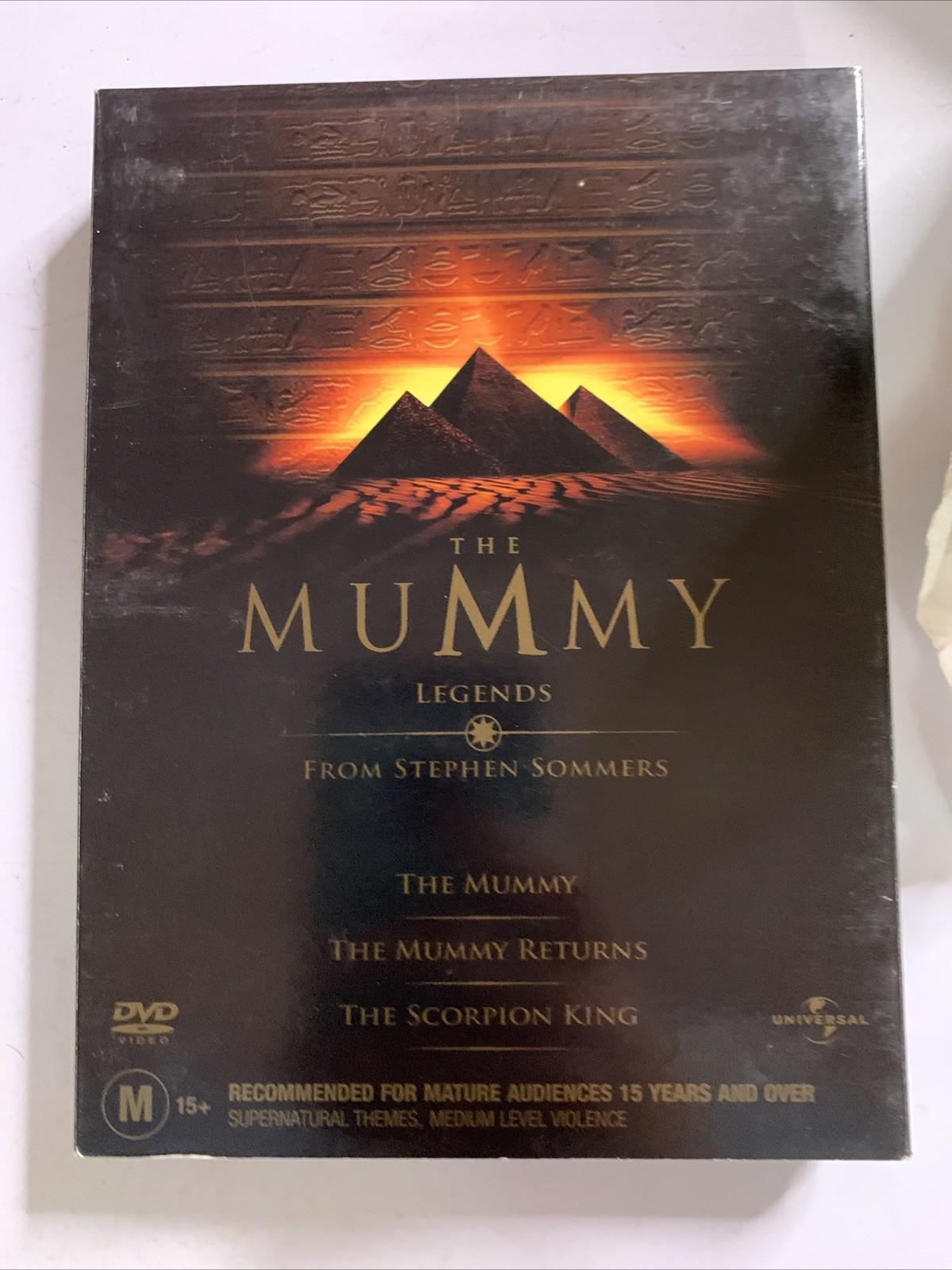 The Mummy Ultimate Collector's Boxset (DVD, 1999) Brendan Fraser Region 4 &2