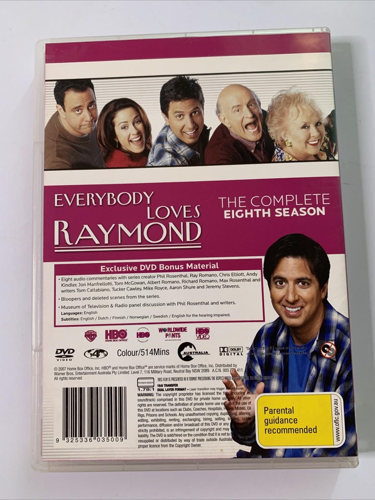Everybody Loves Raymond : Season 8 (DVD, 2003, 5-Discs) Region 4