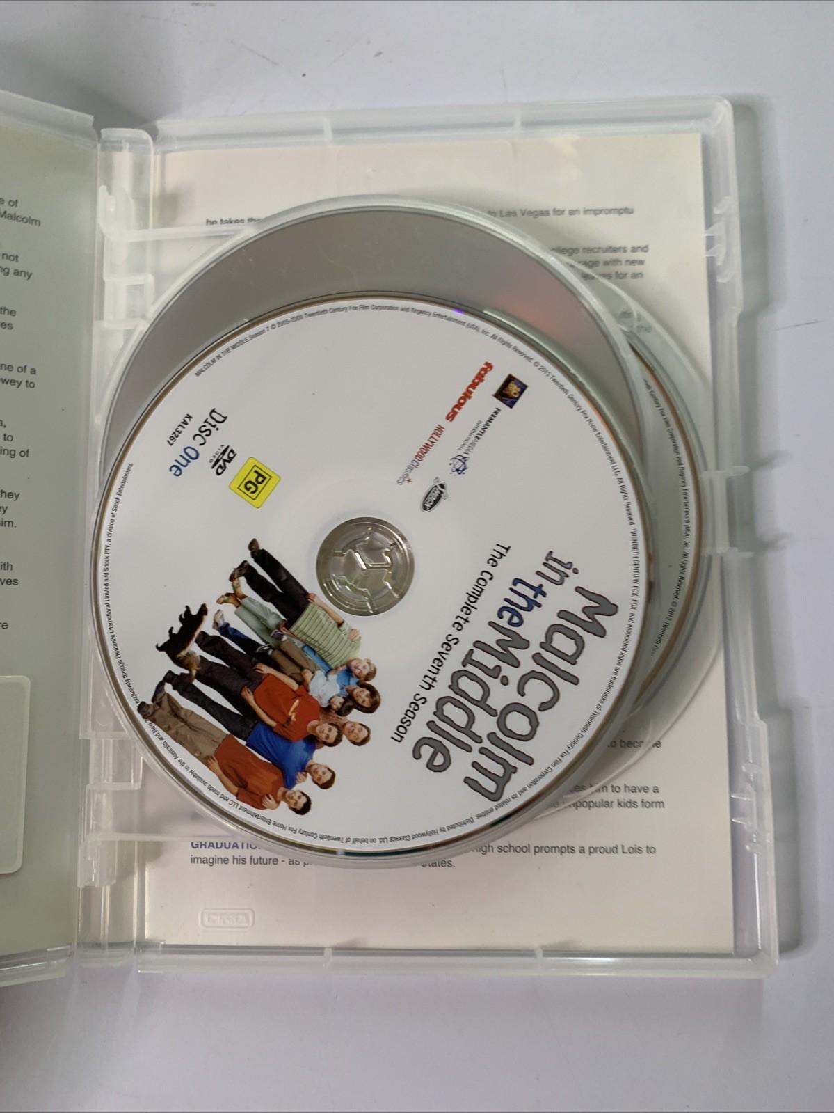 Malcolm In The Middle : Season 7 (DVD, 2006) Region 4
