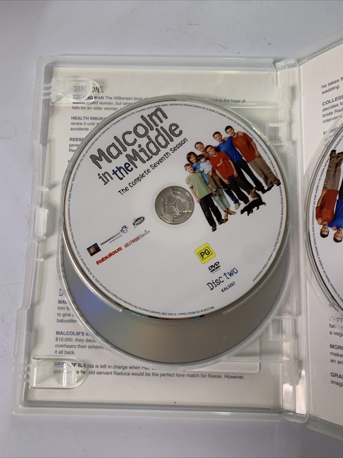 Malcolm In The Middle : Season 7 (DVD, 2006) Region 4