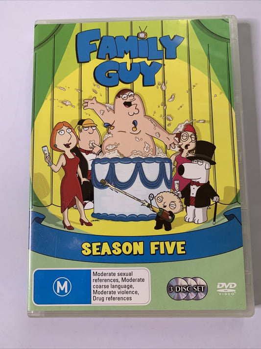 Family Guy : Season 5 (DVD, 2006, 3-Discs) Region 4